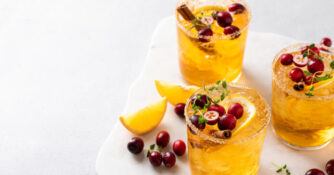Cranberry Orange Cocktail Mocktail
