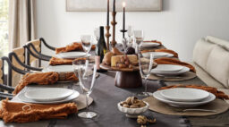 Crate & Barrel Thanksgiving Table