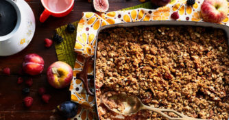 Apple Crisp with Brandy and Spices