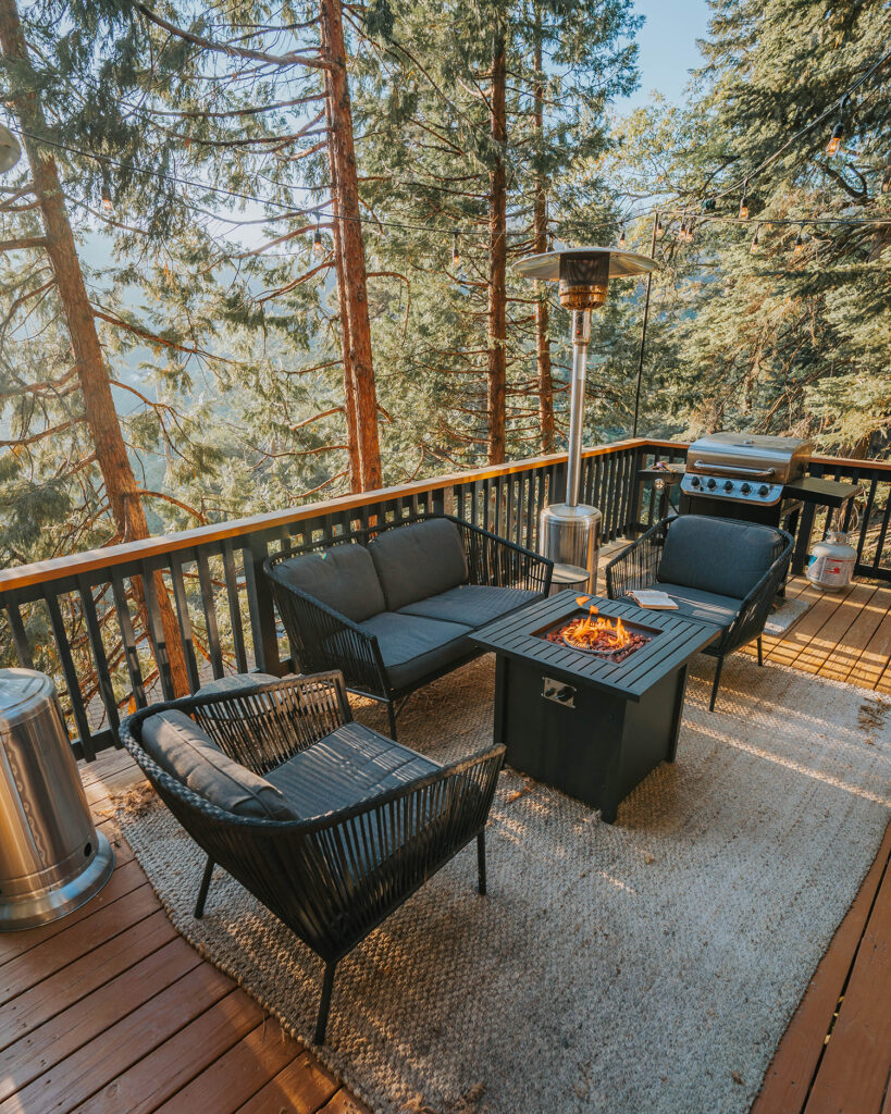 Deck at Lightfoot Cabin