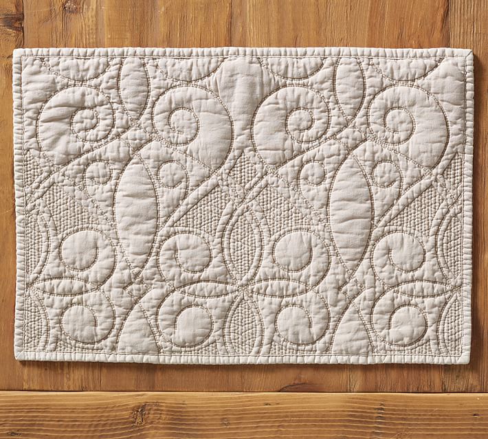 Pottery Barn Quilted Placemat