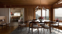 Dining Room in Camano Island House by Shannon Adamson