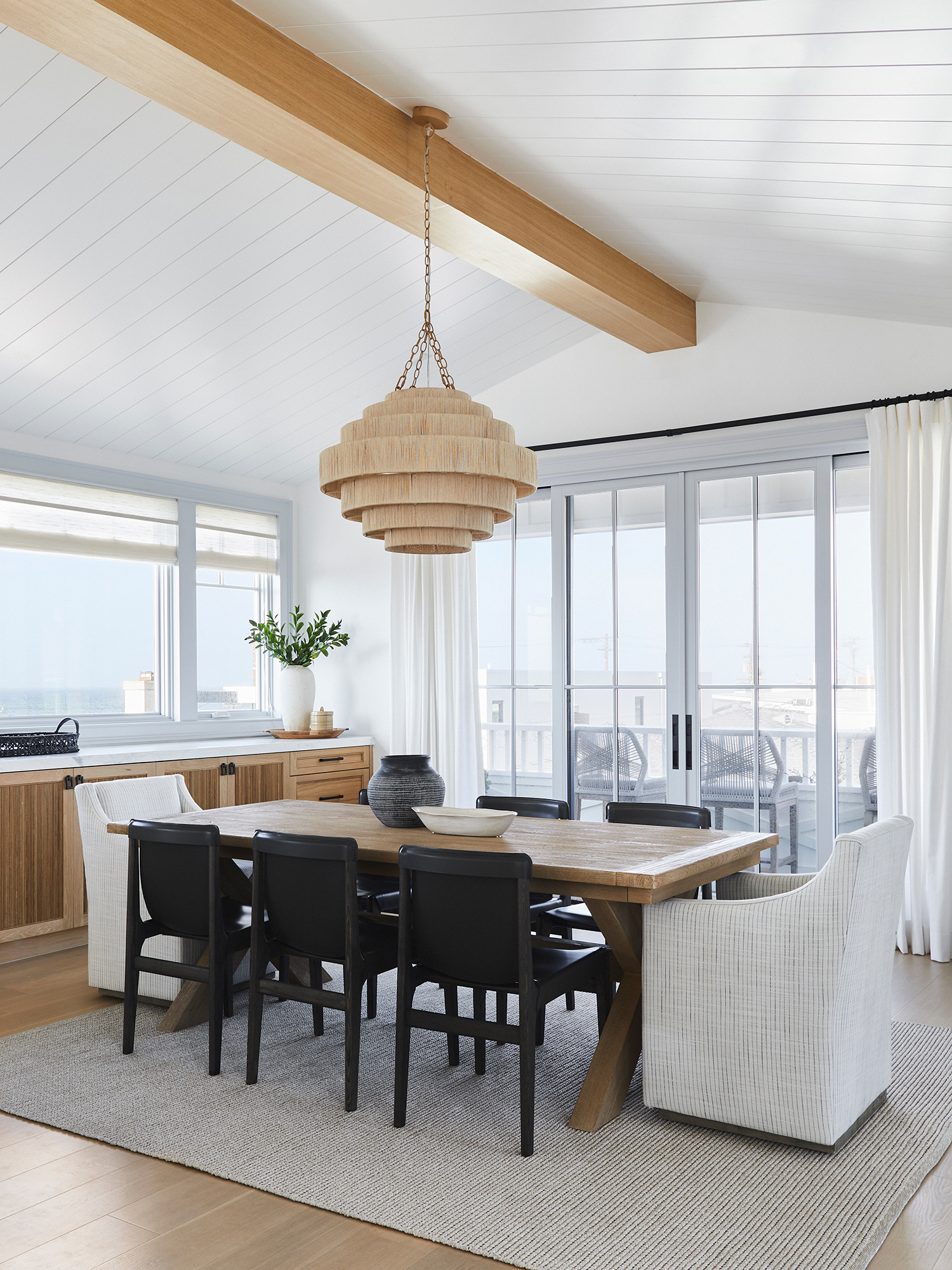 Dining Area in Hermosa Beach House by Christine Vroom