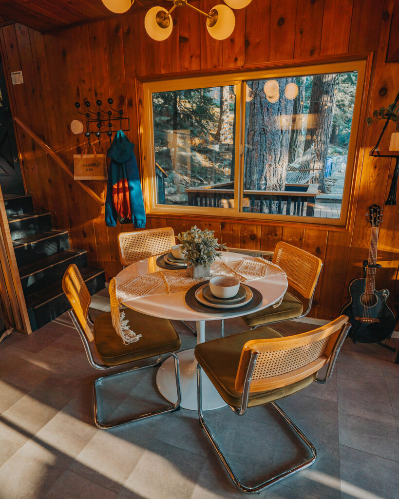 Dining Area at Lightfoot Cabin