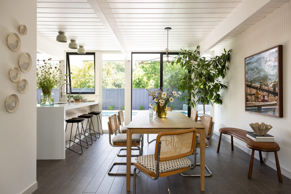 Dining Kitchen Area in Eichler House by Katie Monkhouse