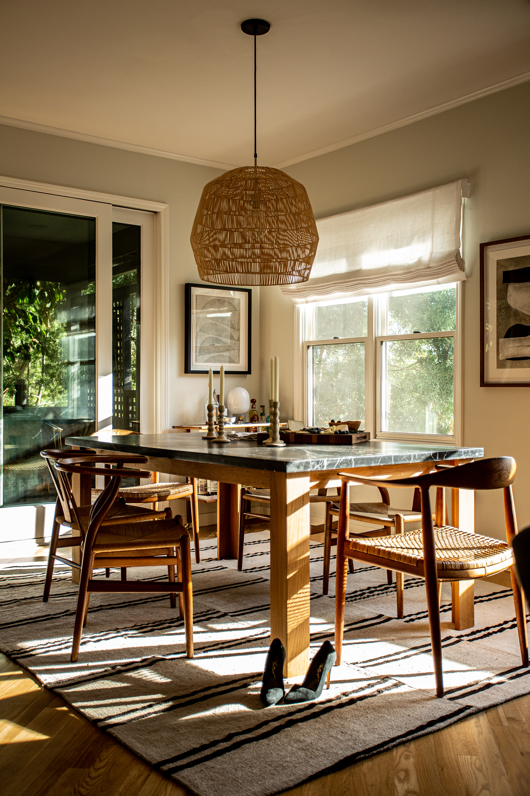 Dining Room in Silver Lake House by Elizabeth Backup