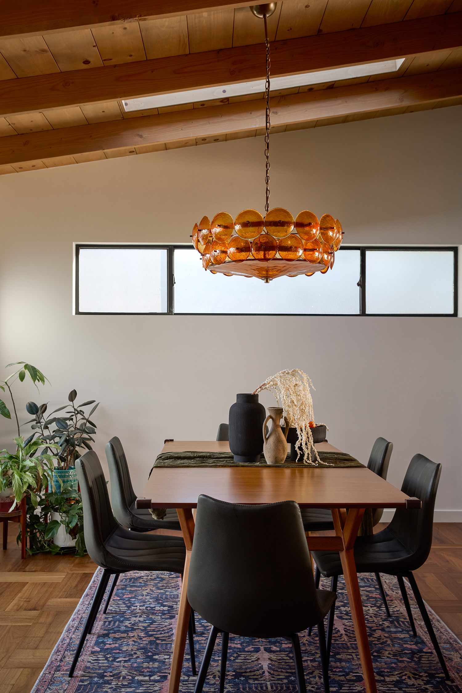 Dining Room Mid-Century El Segundo House by Vitale Design Group