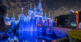 Disneyland Castle Holiday