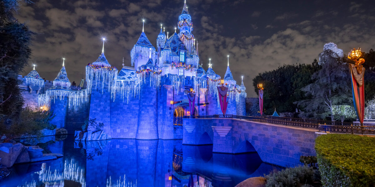 Disneyland Castle Holiday