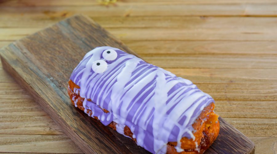 Purple mummy doughnut