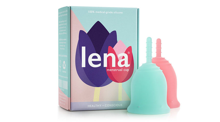 Lena silicone menstrual cup