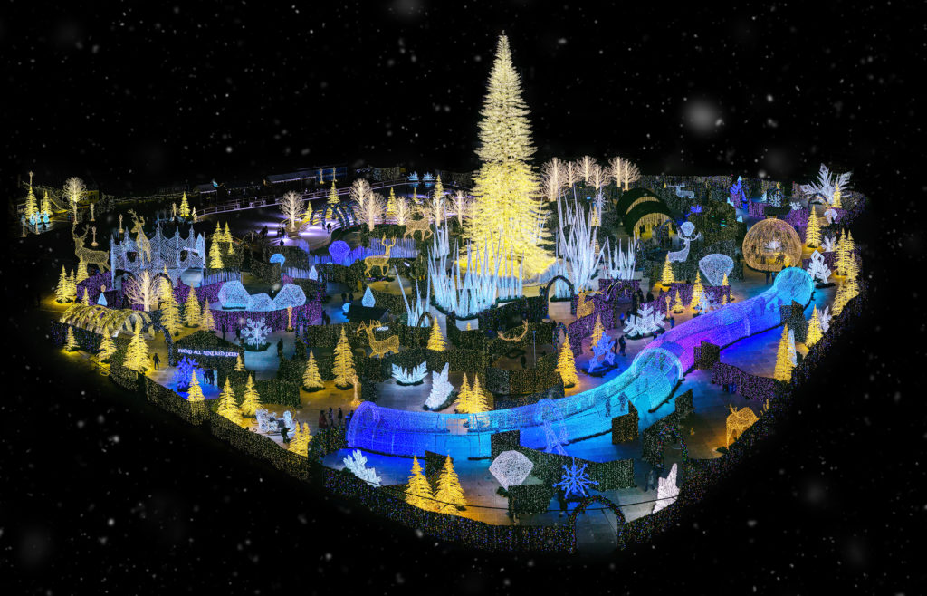overview of enchant christmas park