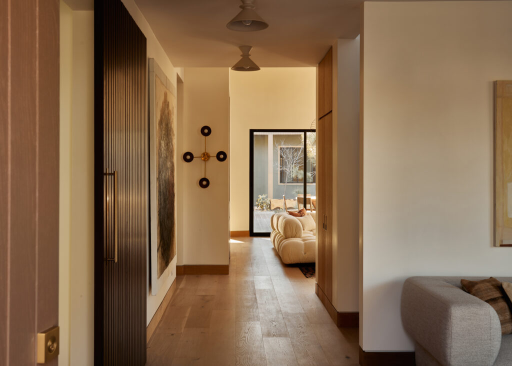 Entry Hallway in Japandi House by Kirsten Blazek