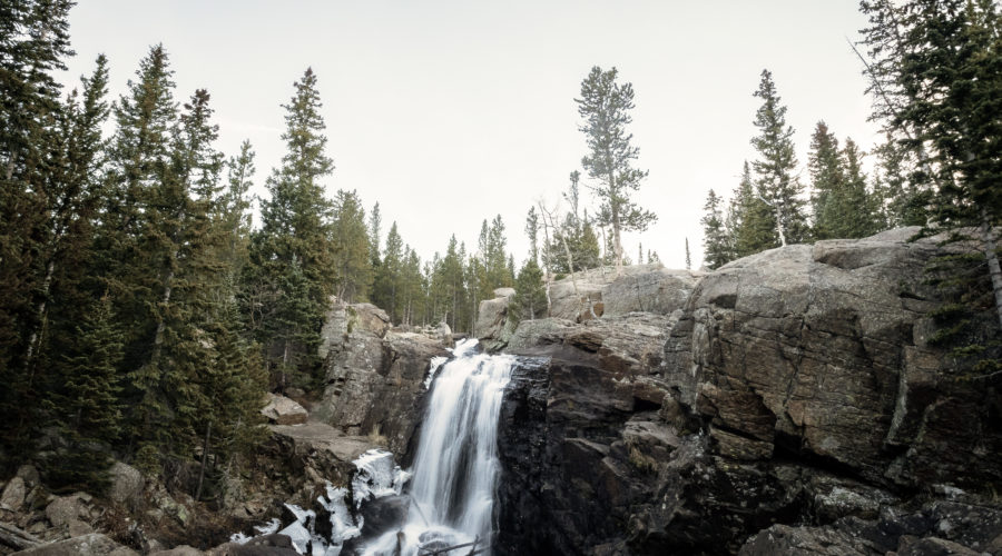 Alberta Falls at Rocky Mountain National Park