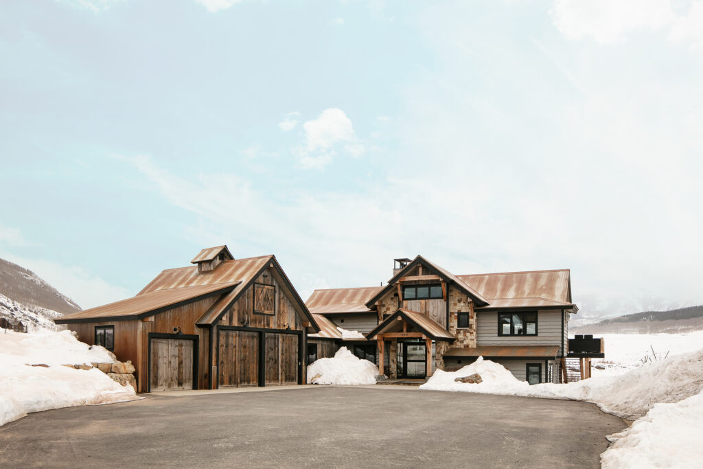 Exterior in Crested Butte House by Susie Ver Alvino
