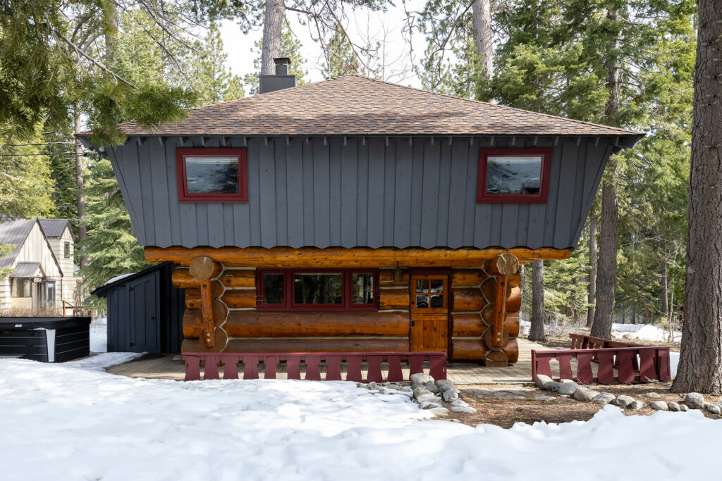 Exterior Lake Tahoe Cabin by Yen Collective
