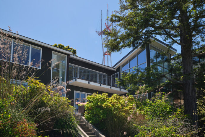 Exterior in SF Ranch House by MDA