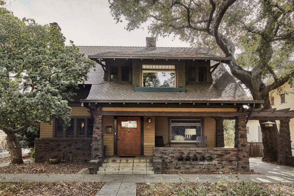 Exterior in Pasadena Craftsman by Jamie Haller