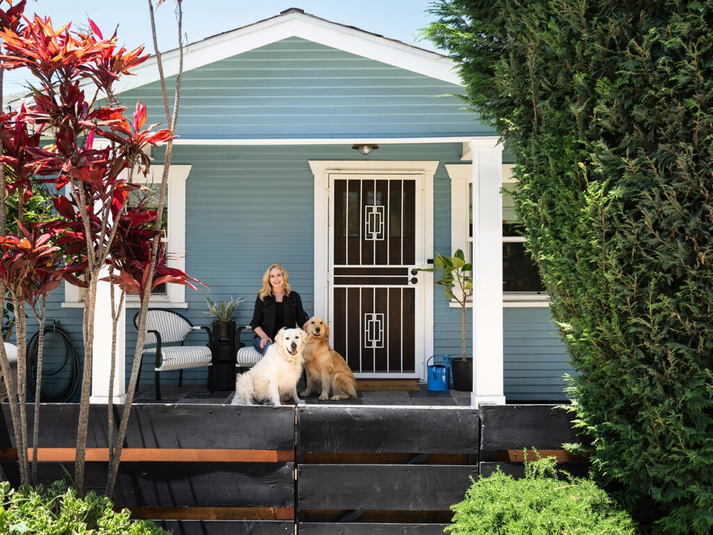 Exterior in San Diego Bungalow by Allison Garrison