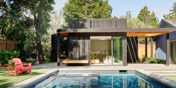 This 720-Square-Foot Sculptural ADU Was Designed for Both Work and Play