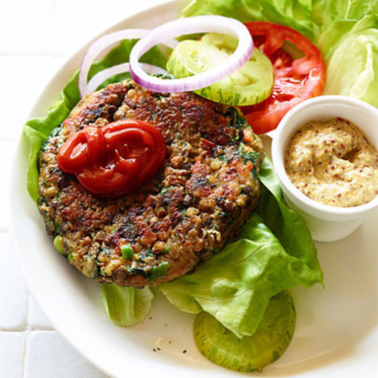 Lentil Veggie Burgers