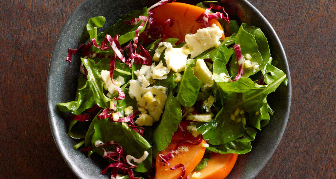 Fall Greens Persimmon Salad Recipe – Sunset Magazine