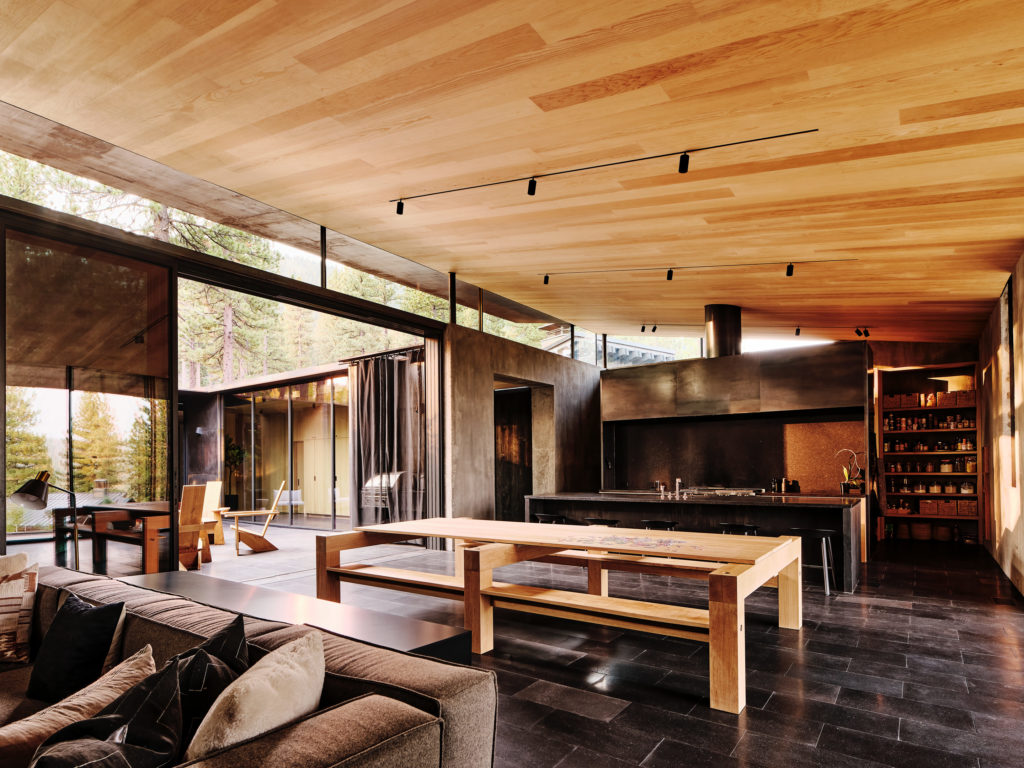 The CAMPout house above Lake Tahoe, designed by Faulkner Architects