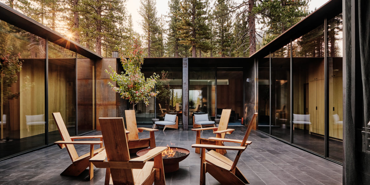 The CAMPout house above Lake Tahoe, designed by Faulkner Architects