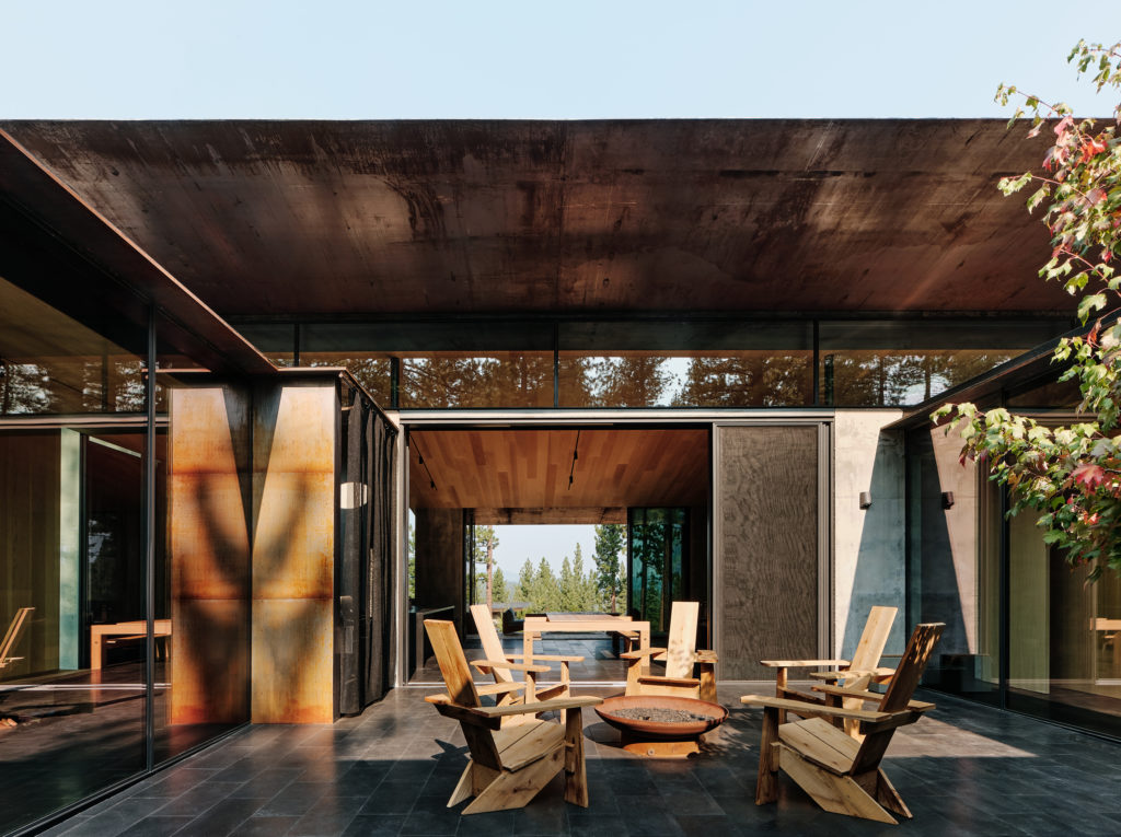 The CAMPout house above Lake Tahoe, designed by Faulkner Architects