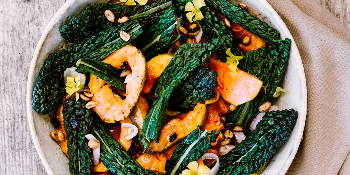 Charred Papaya Salad with Tamarind Vinaigrette – Sunset Magazine