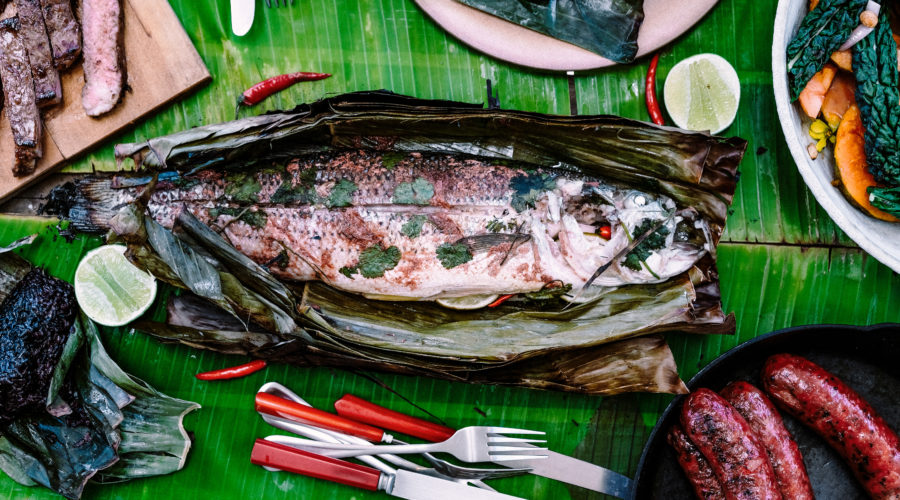 Red Snapper Grilled in Banana Leaves Recipe, Food Network Kitchen