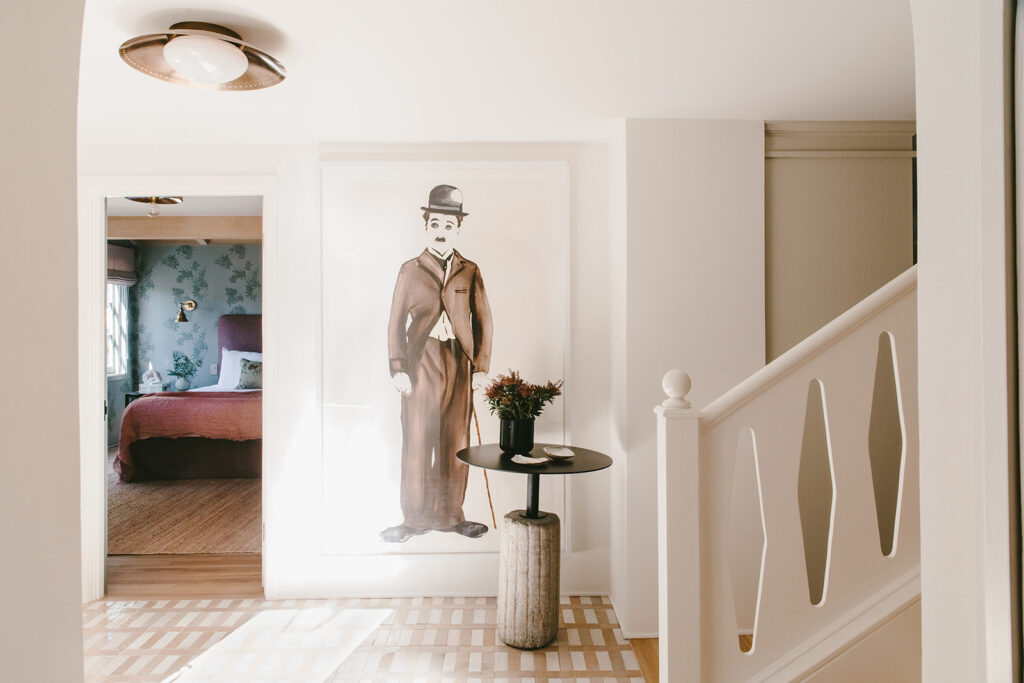 Foyer in Montecito House by Jennifer Miller Studio