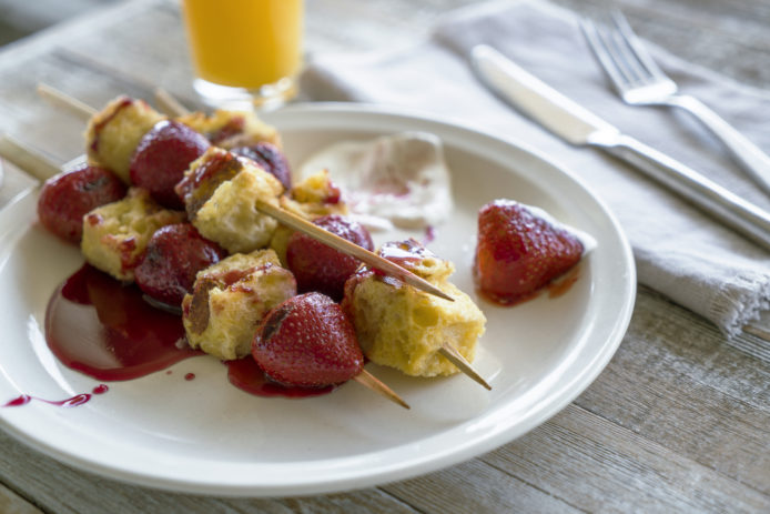 Strawberry French Toast Kebabs