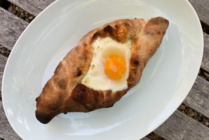 Grill-Baked Khachapuri