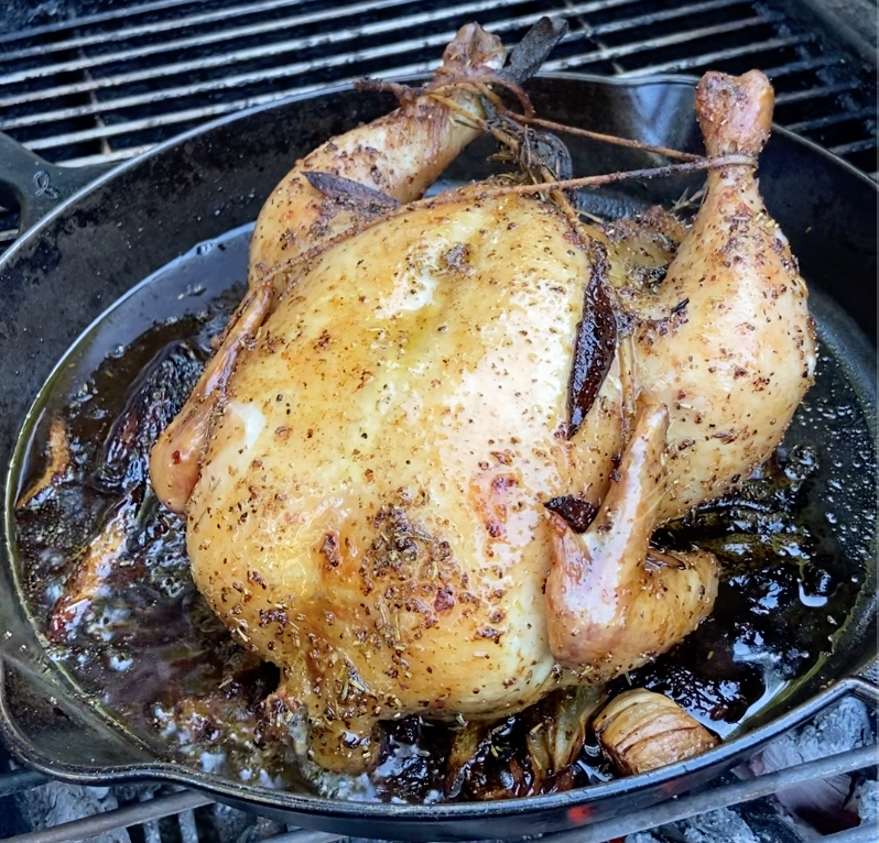 GrillRoasted Chicken Recipe Sunset Magazine
