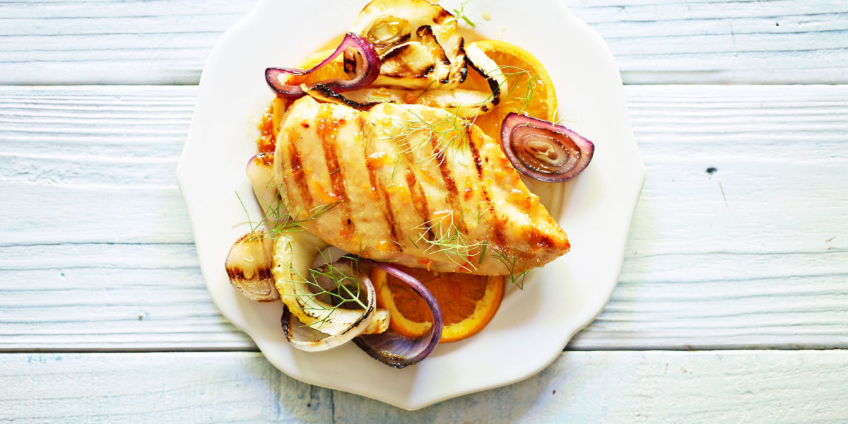 Grilled Chicken and Fennel with Orange Glaze Recipe Sunset Magazine