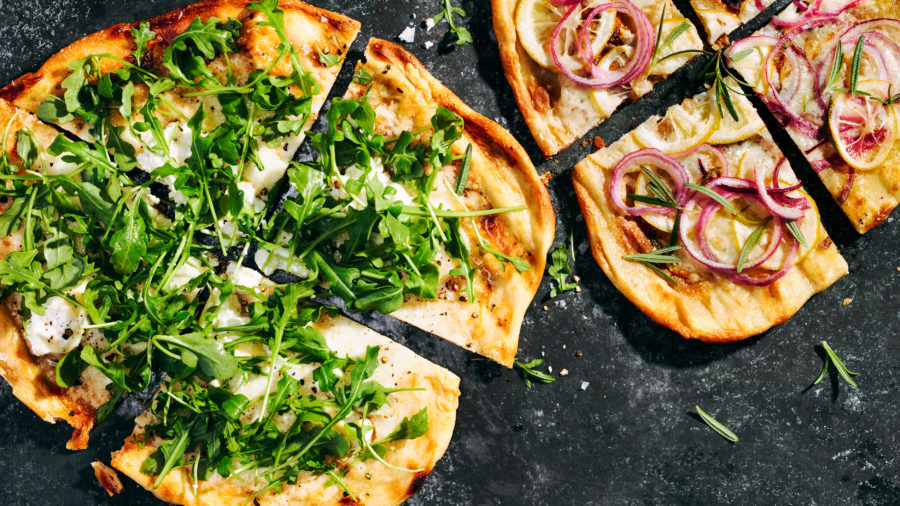 Grilled Pizza Two Ways Recipe - Sunset Magazine