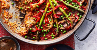 Grilled Vegetable Paella