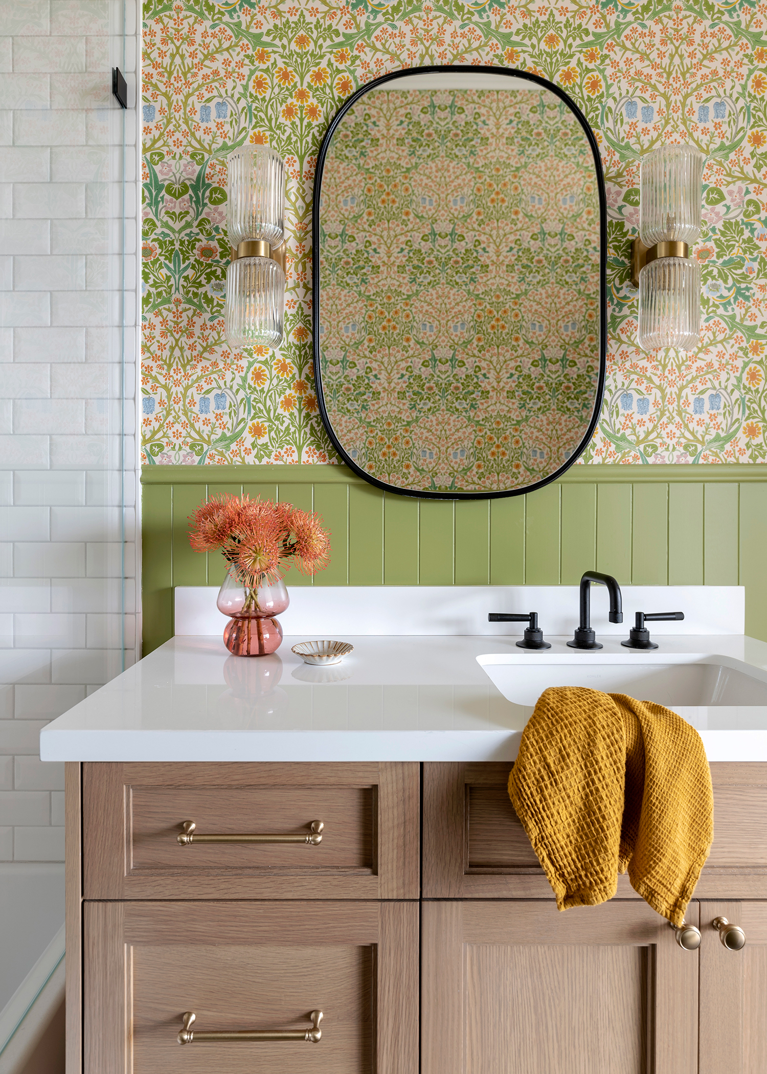 Guest Bathroom in San Francisco House by Kendra Nash