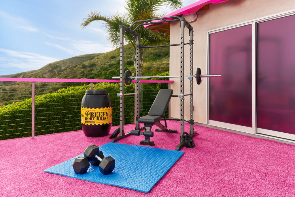 Gym Barbie Malibu Dreamhouse on Airbnb