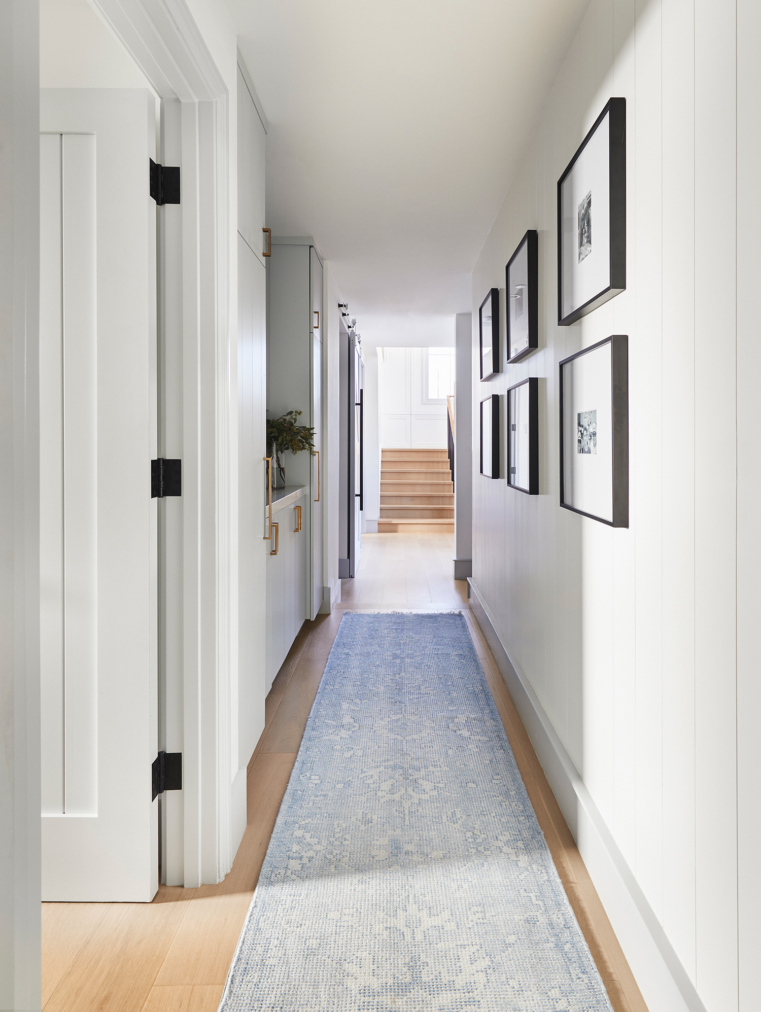 Hallway in Hermosa Beach House by Christine Vroom