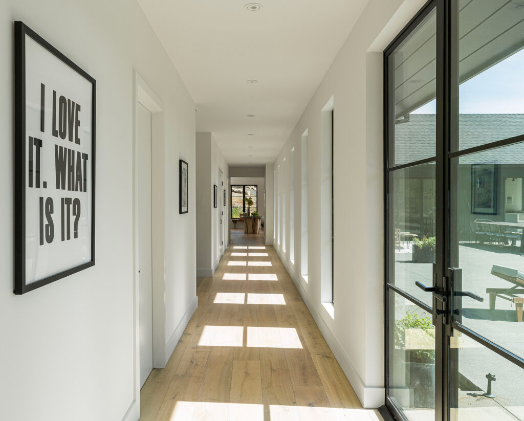 Hallway in Sonoma House by Lucy McLintic