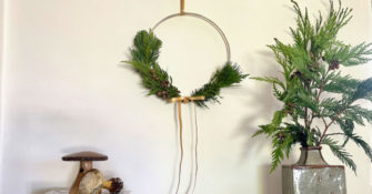 Hoop Wreath Finished Wreath