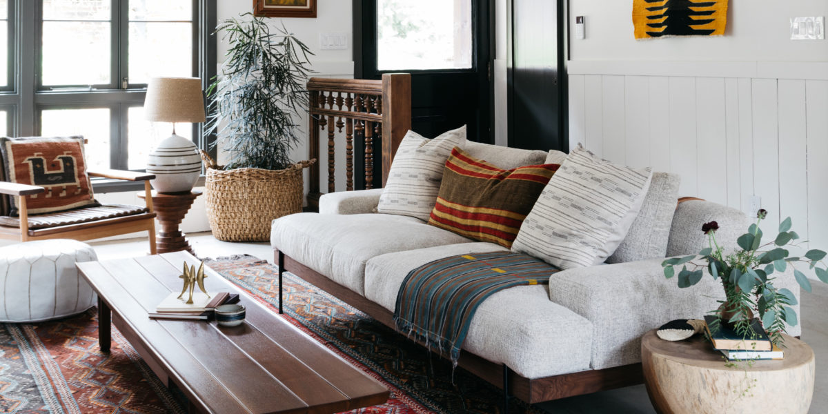 Malibu western-style living room