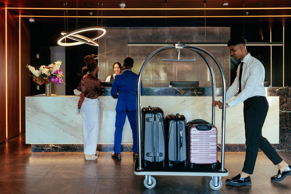 Hotel Bellhop Luggage Concierge