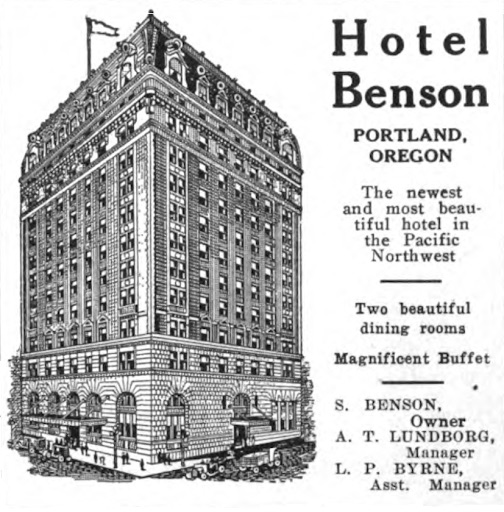 Vintage Hotel ad