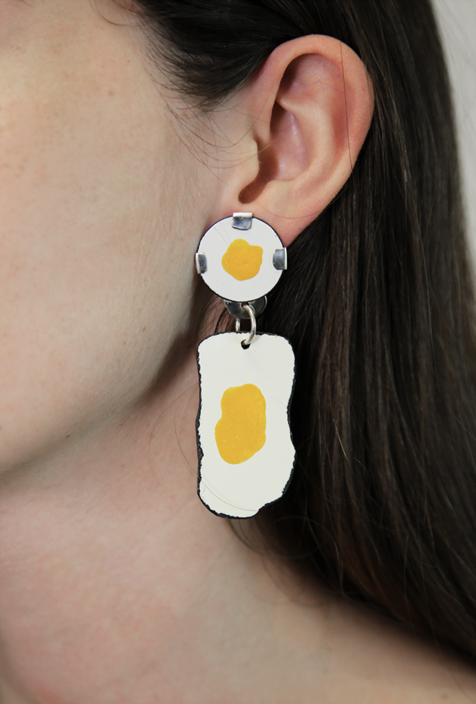 georgina trevino huevos egg earrings