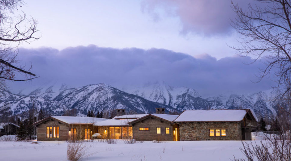 A Jackson Hole Home Designed to Maximize the Spectacularly Rugged Grand Teton Views Outside