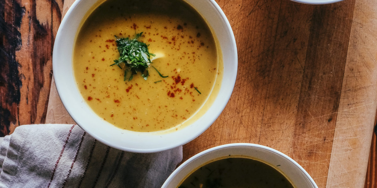 Butternut Squash and Corn Soup