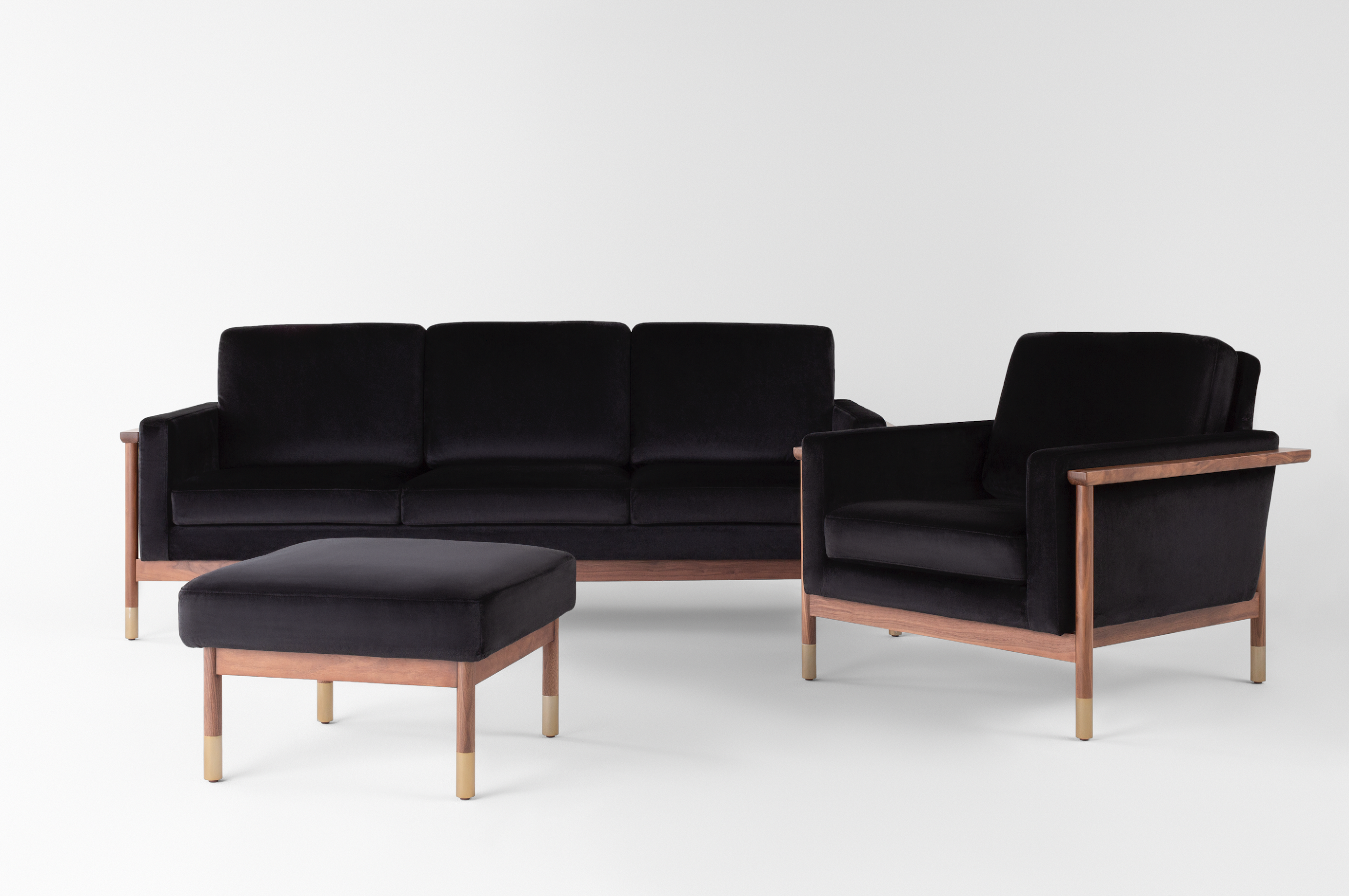 These Exposed Wood Frame Sofas Are A